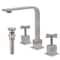Novatto MULD Widespread 2-Handle Lavatory Faucet in Brushed Nickel with Drain NBF-836BN-PUD - alternate 1